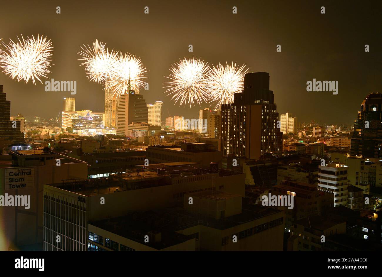 Año Nuevo 2023 Bangkok Tailandia Foto de stock