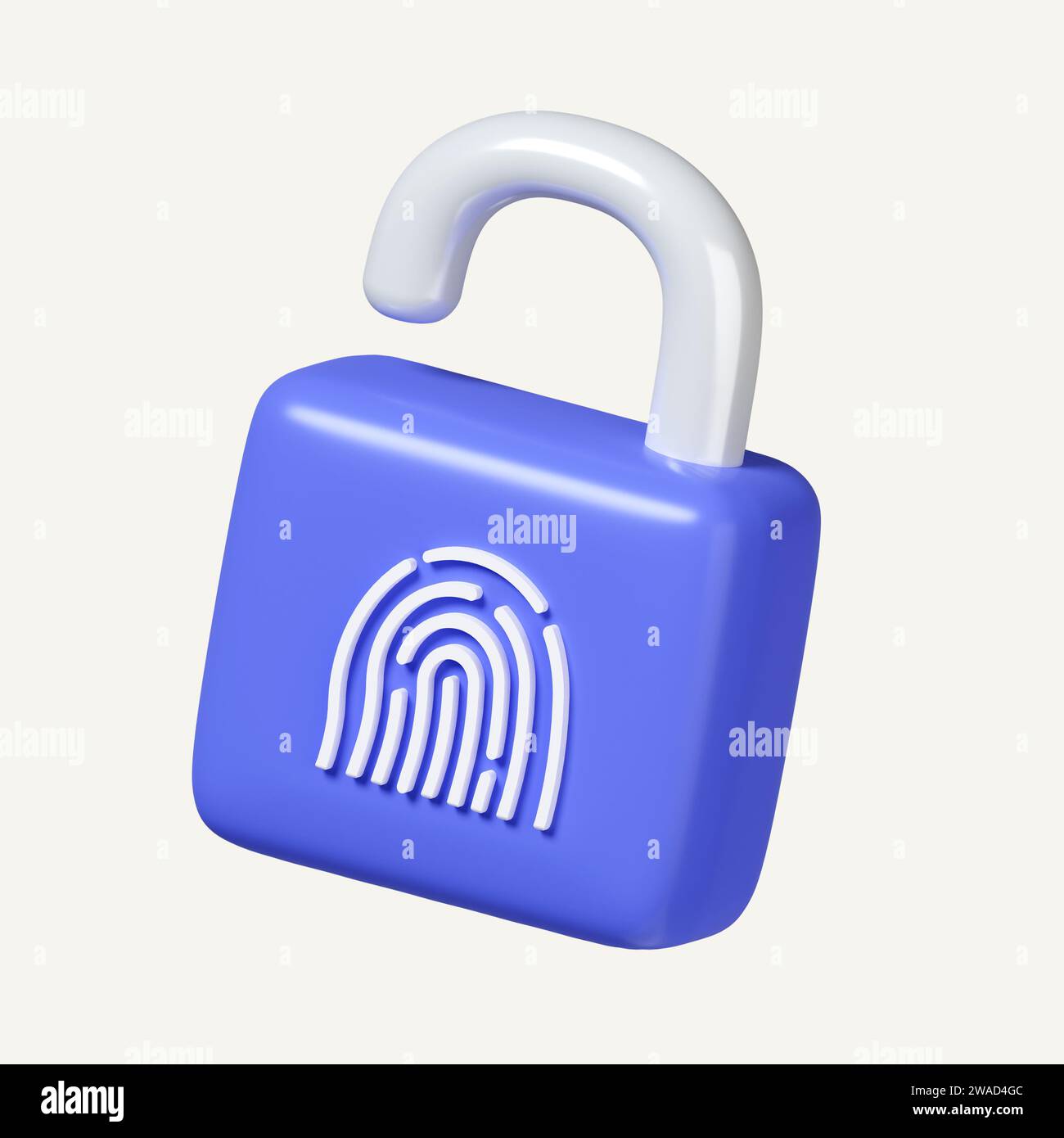 3d mínimo huella dactilar seguridad sistema. identidad verificación. seguro  acceso digital identidad. un huella dactilar candado con un cheque marca.  3d ilustración. 19985461 PNG