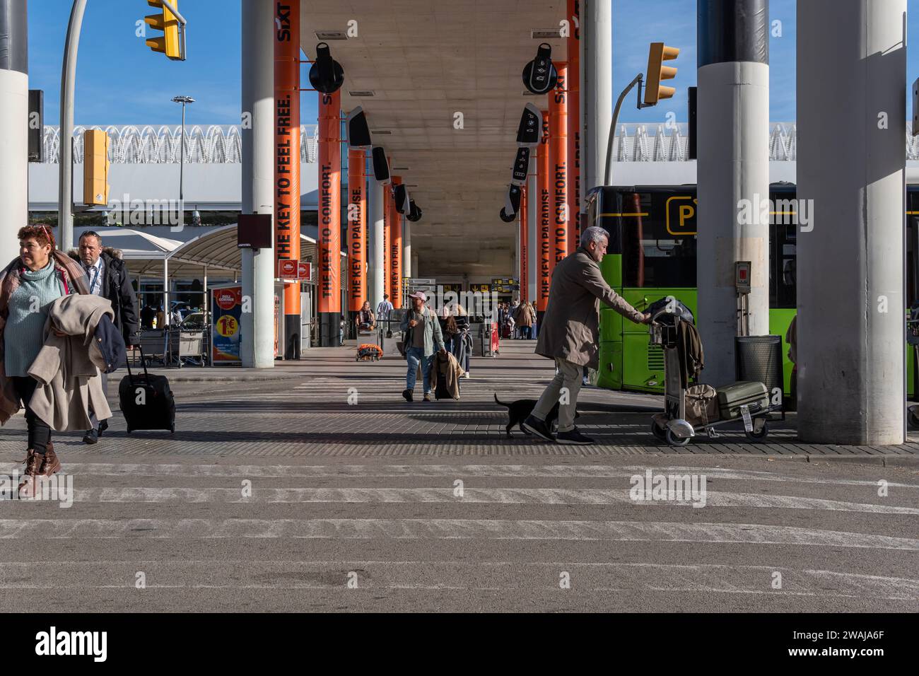 Palma de Mallorca, España; 03 de enero de 2024 Vista general de la