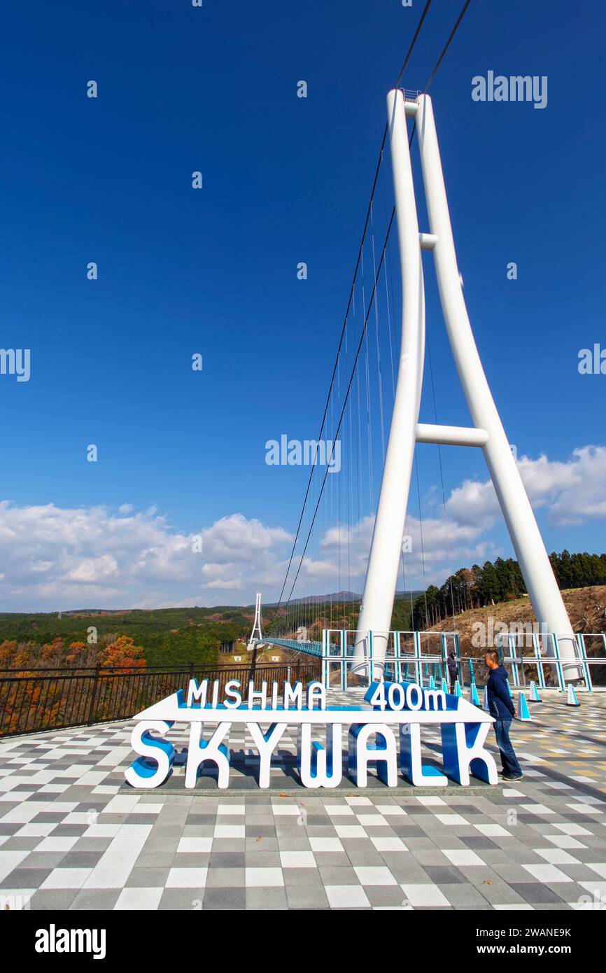 Mishima Sky Walk en la Prefectura de Shizuoka, Japón Foto de stock