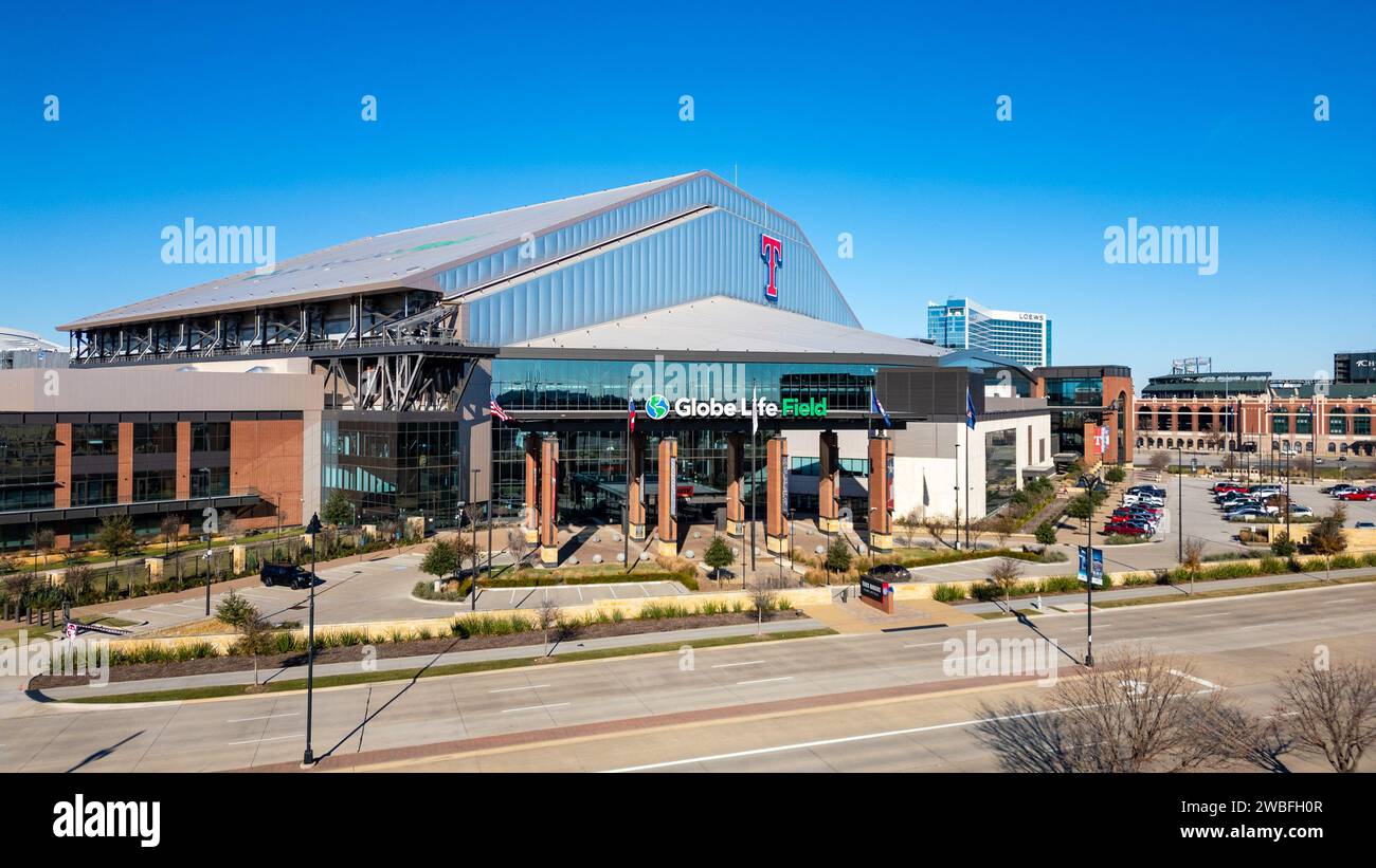 Arlington, TX 29 de diciembre de 2023 Globe Life Field es el hogar