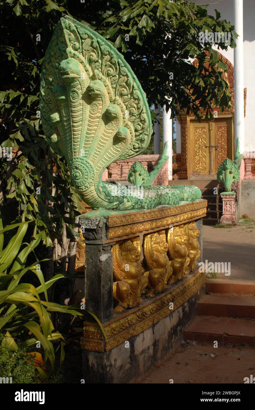 Templo Budista, Beng Mealea, Camboya. Foto de stock
