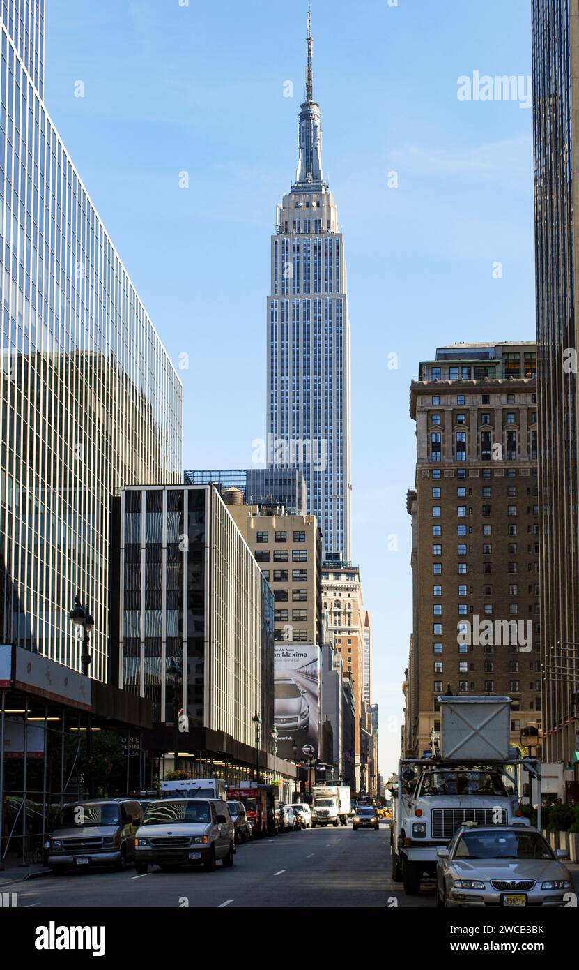 El Empire State Building, Nueva York Foto de stock