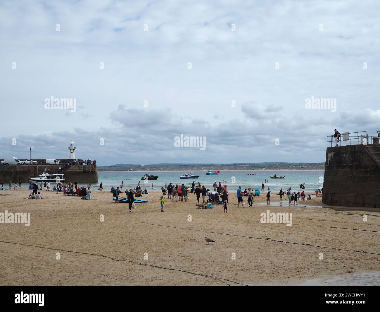 Playa de St Ives Foto de stock