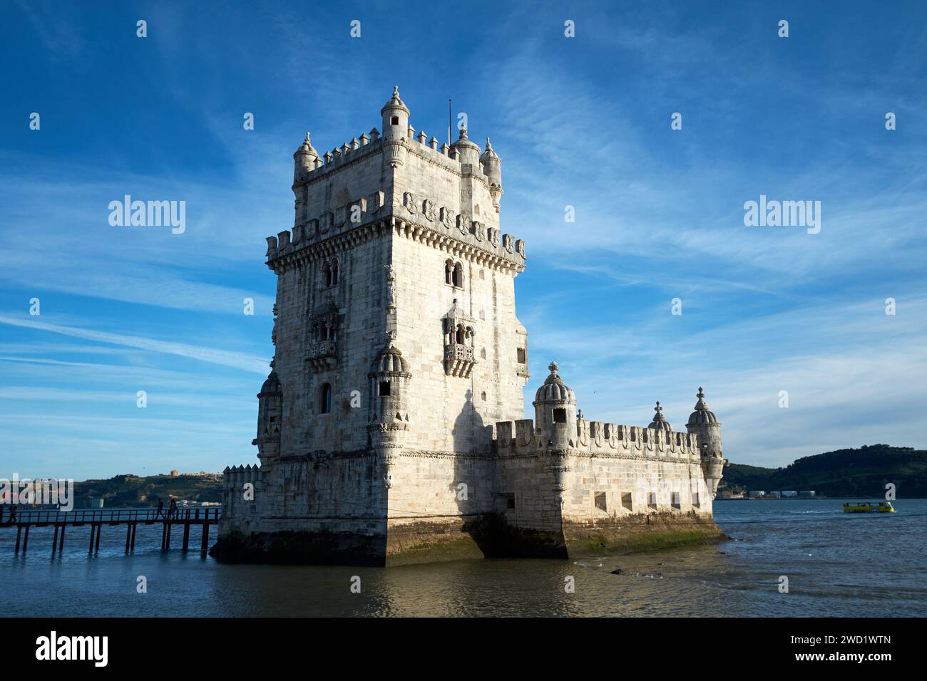 La fotografía de la calle Lisboa Foto de stock