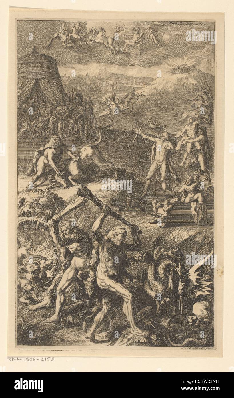 Obras de Hércules, Johannes Jacobsz van den Aveele, después de François ...