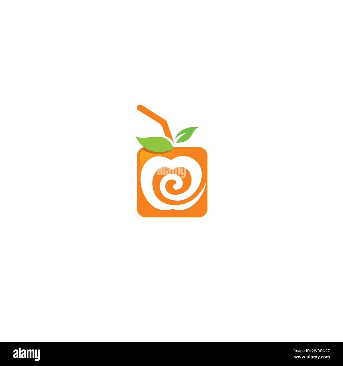 ICE Juice Logo. Beba Frutas Logo Ilustración del Vector