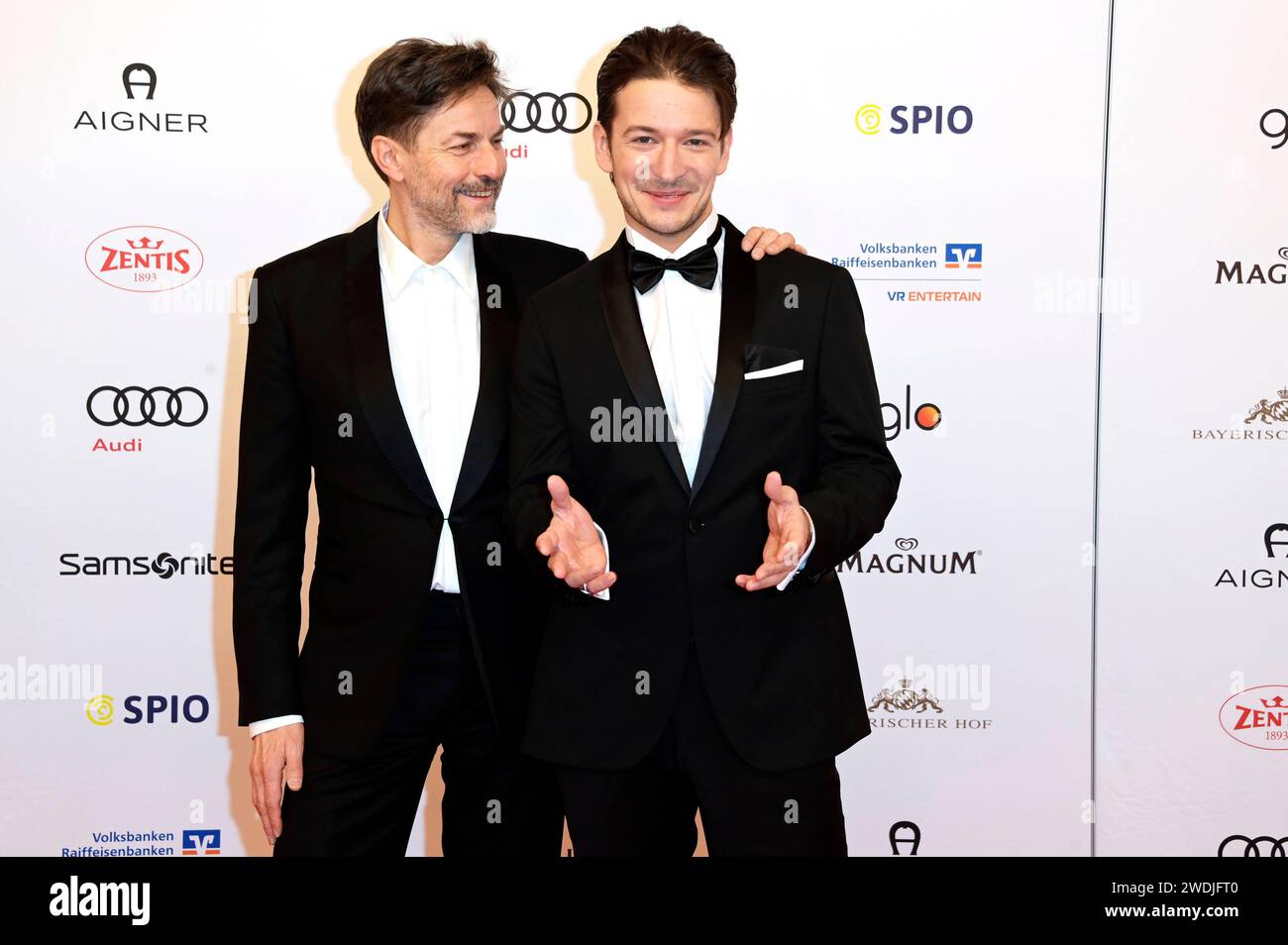 Hans Steinbichler und Stefan Gorski beim 48. Deutschen Filmball 2024 im