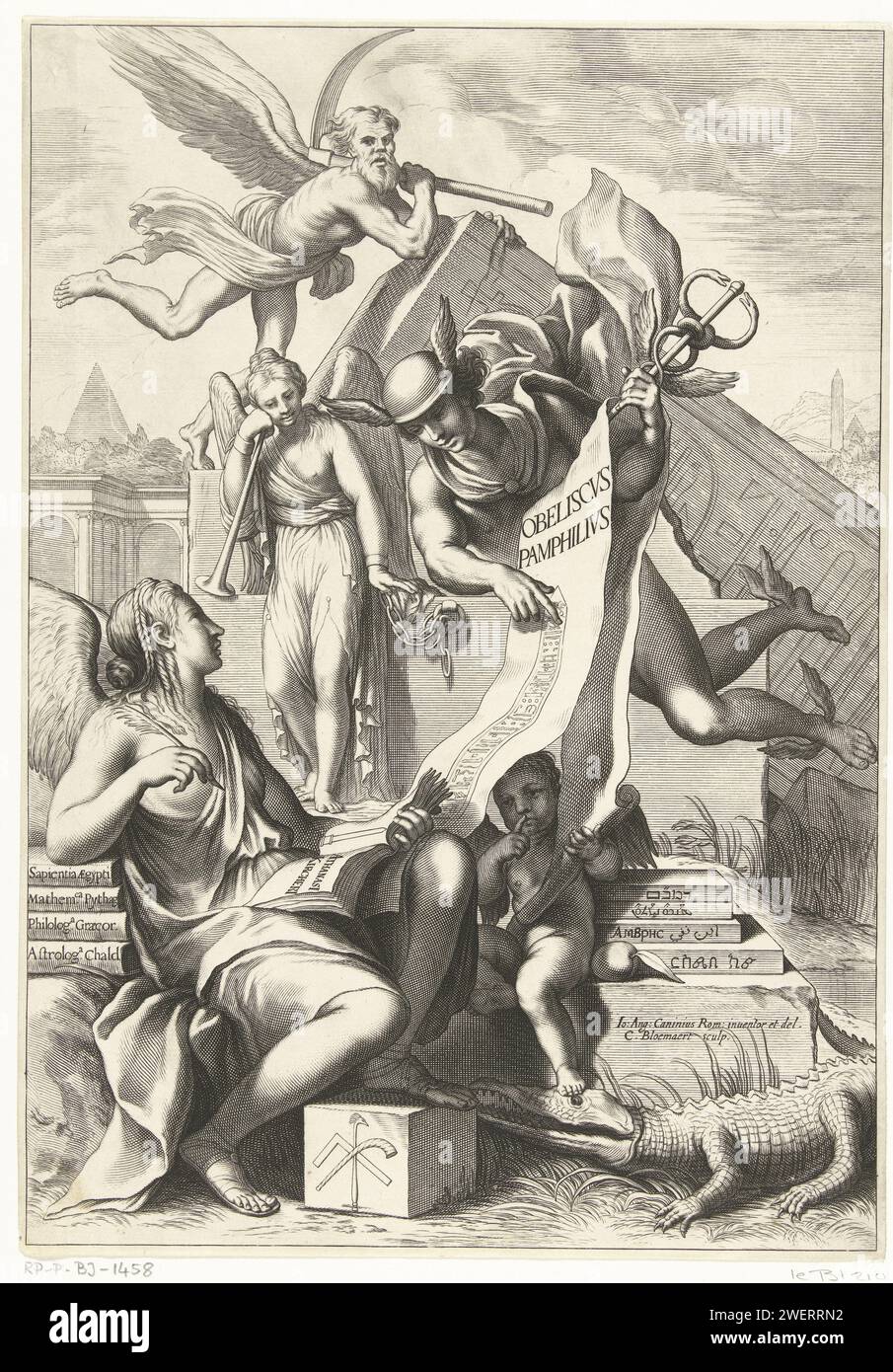 Mercurio descubre la historia del misterio de Egipto, Cornelis