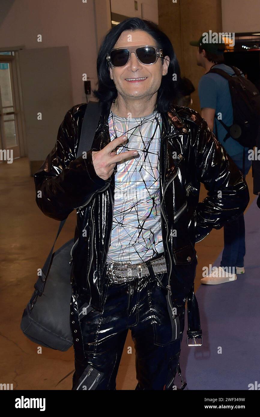 Corey Feldman auf der Musikmesse NAMM Show 2024 en el centro de convenciones de Anaheim. Anaheim