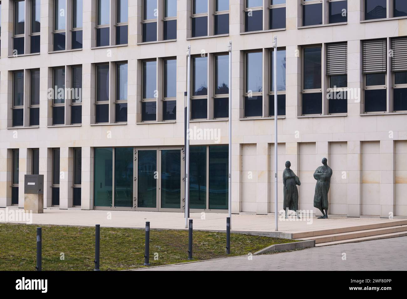 Edificio de la oficina del fiscal en Ulm, Alemania. Foto de stock