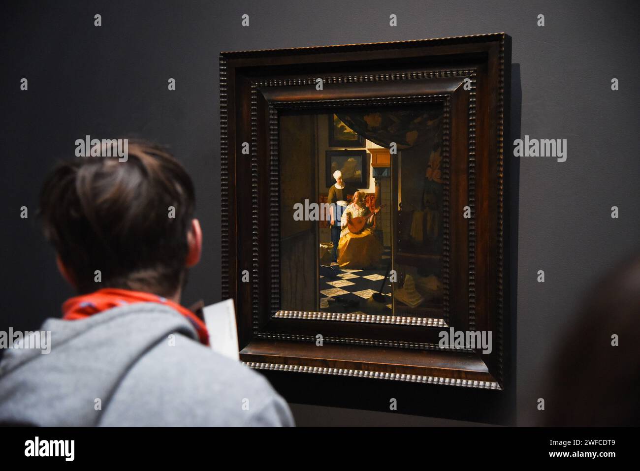 Amsterdam, Países Bajos. 20 de enero de 2024. Las famosas pinturas en el Rijksmuseum de Ámsterdam. Foto de alta calidad Foto de stock