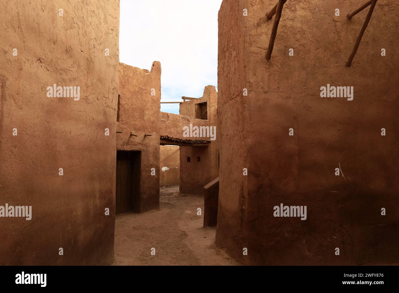 Atlas Studios es un estudio de cine situado a 5 kilómetros al oeste de la ciudad de Ouarzazate en Marruecos. Foto de stock
