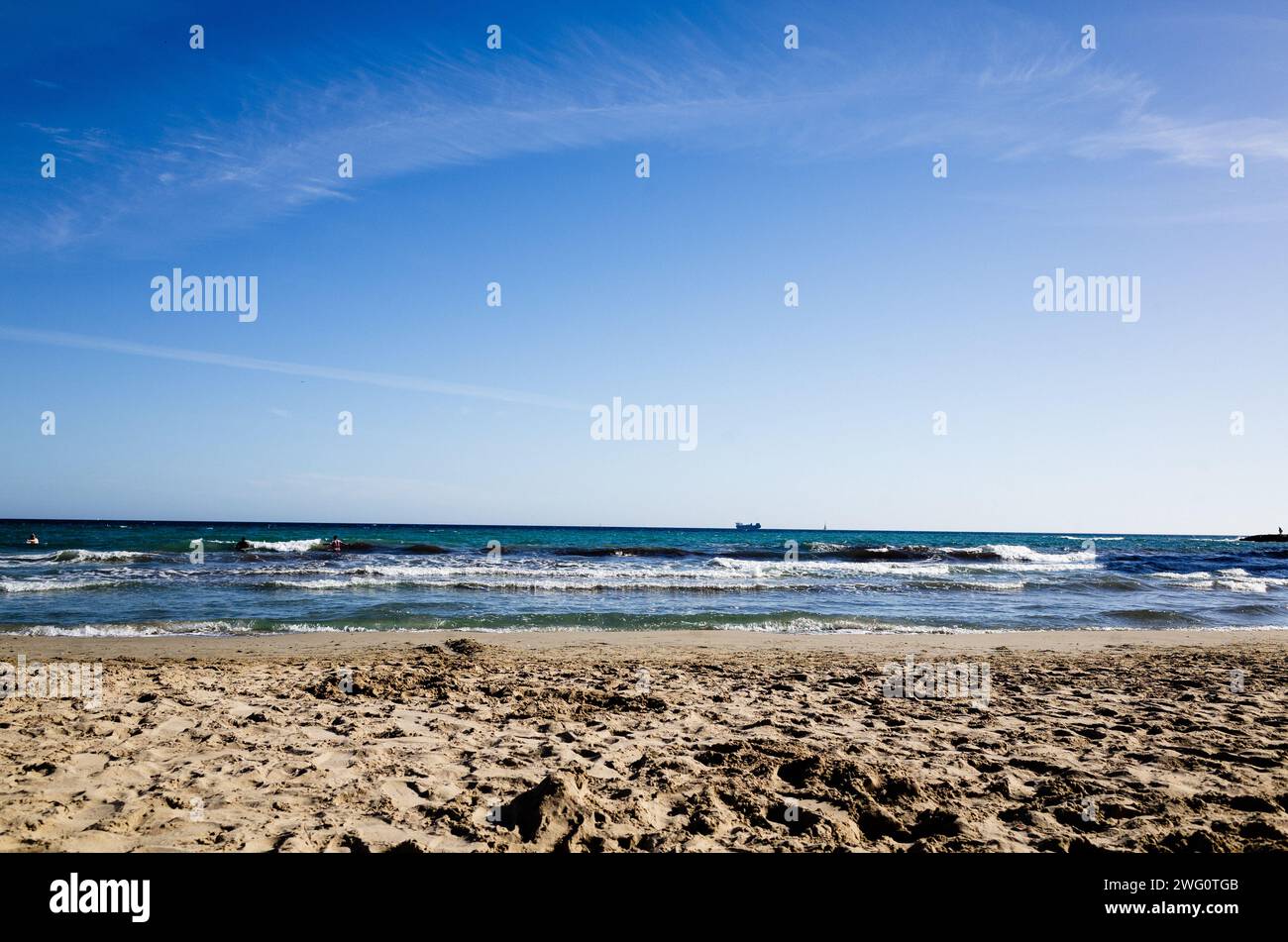 Playa de Alicante Foto de stock
