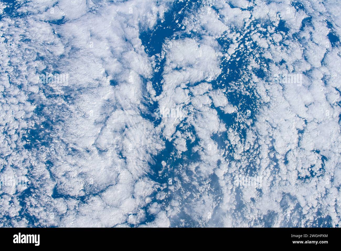 Clima nuboso atmósfera en el Planeta Tierra Foto de stock
