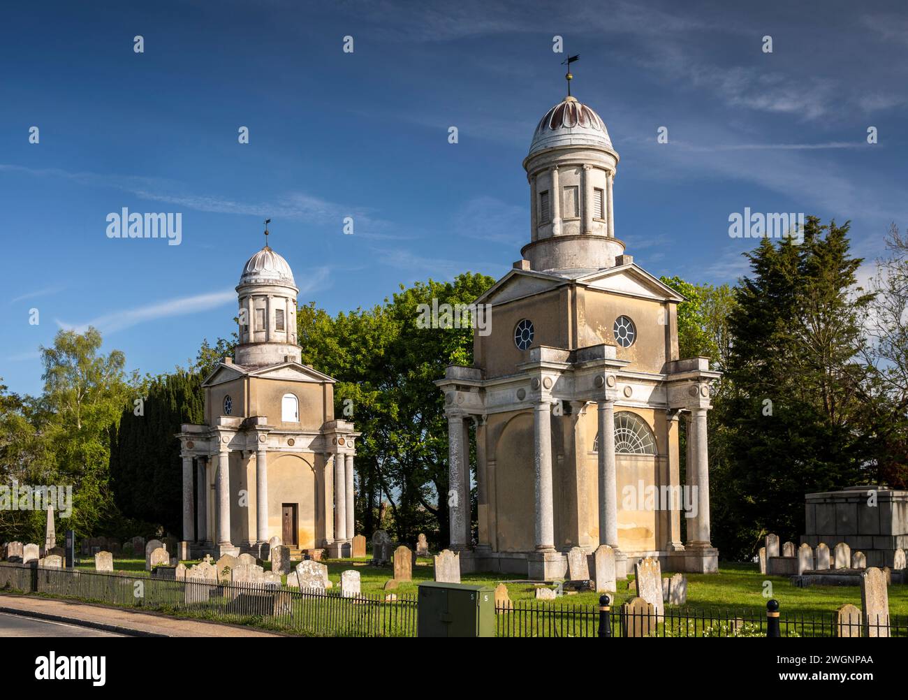 Reino Unido, Inglaterra, Essex, Mistley, Torres, restos de la Iglesia Robert Adam Foto de stock