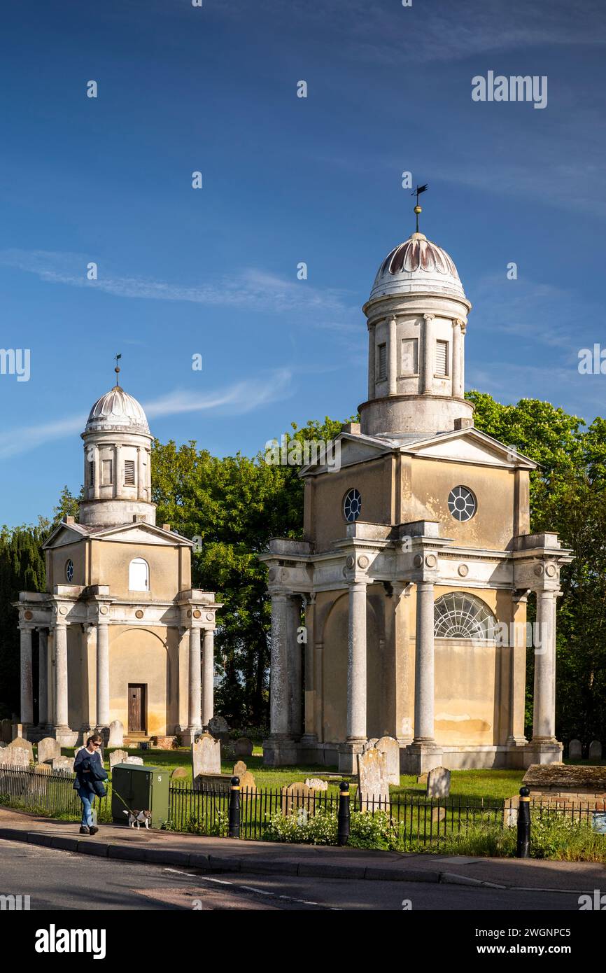 Reino Unido, Inglaterra, Essex, Mistley, Torres, restos de la Iglesia Robert Adam Foto de stock