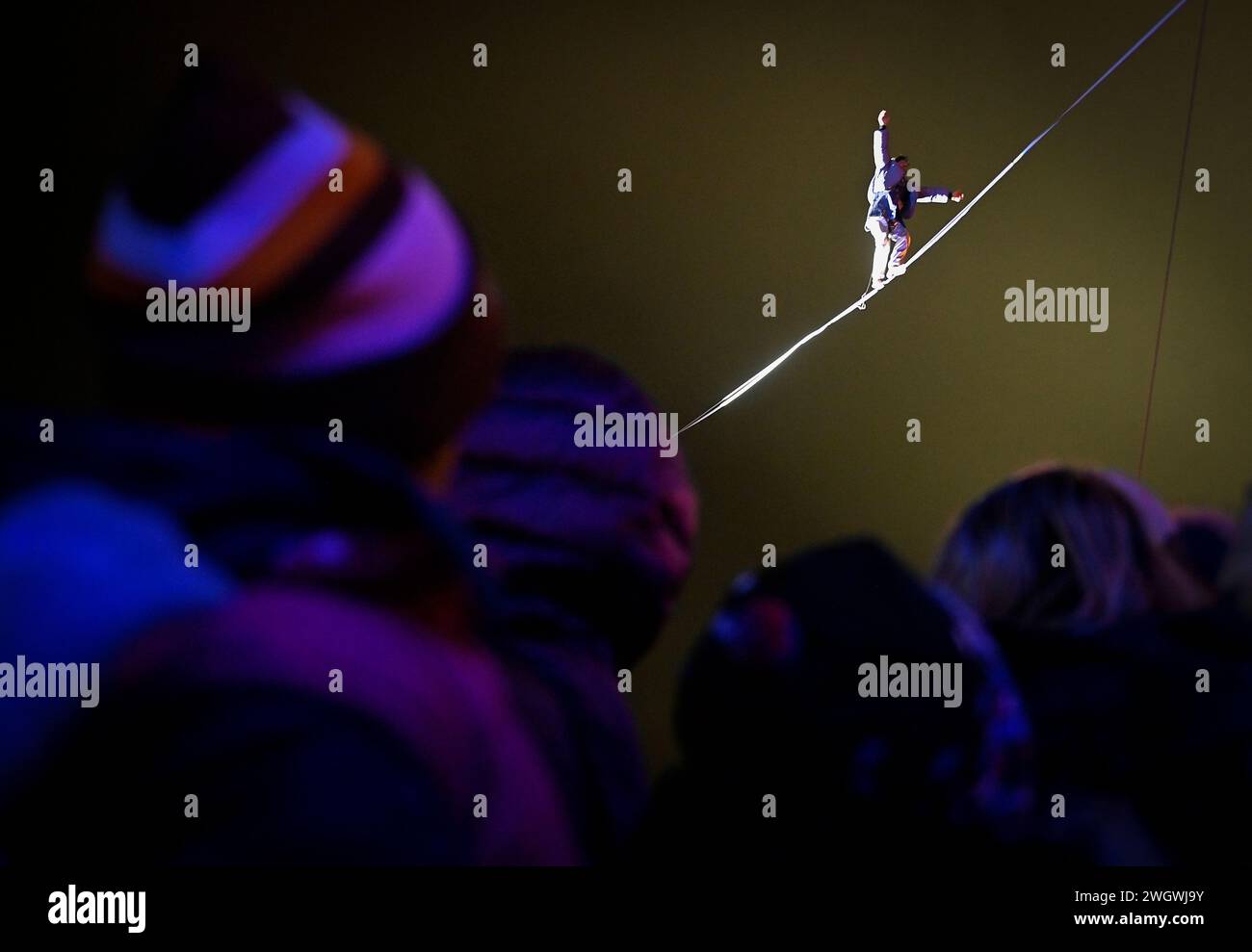 Ceremonia de inauguración del Campeonato Mundial de Biatlón 2024 en