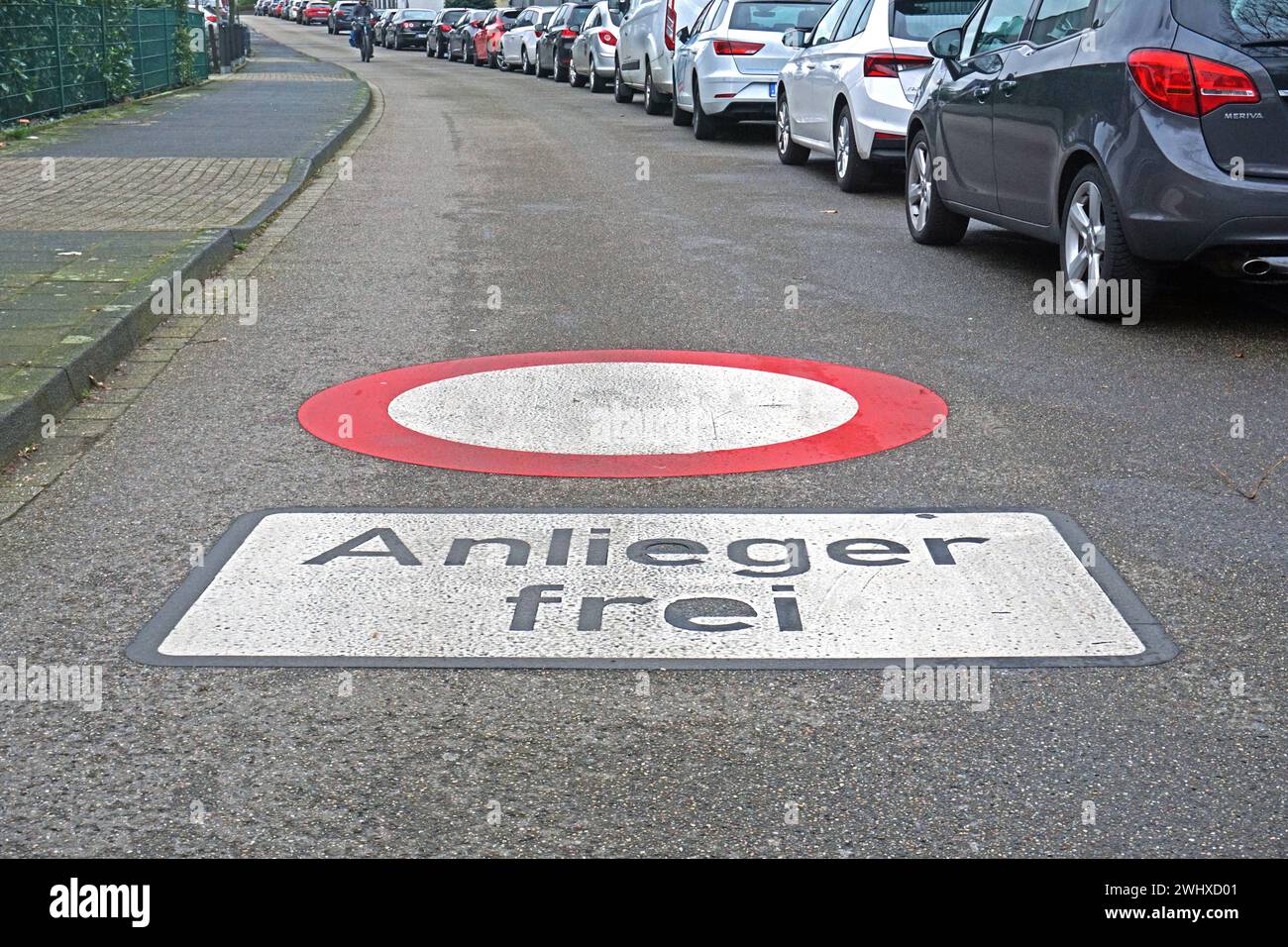 Was Kostet Es In Einer Strasse Anlieger Frei Parken