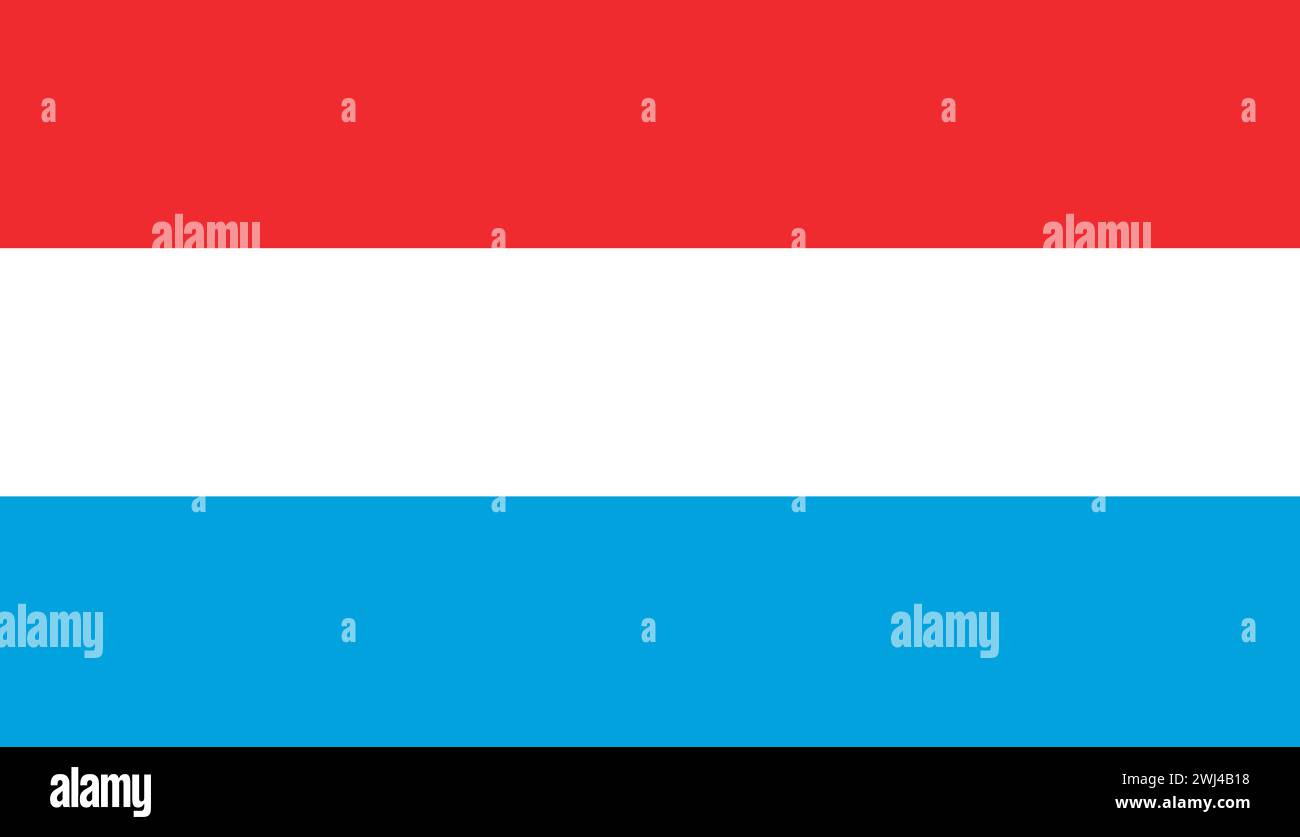 Bandera de Luxemburgo. Gran Ducado de Luxemburgo. Luxemburgo símbolo del estado. bandera en la superficie de la tela. Fabr Foto de stock