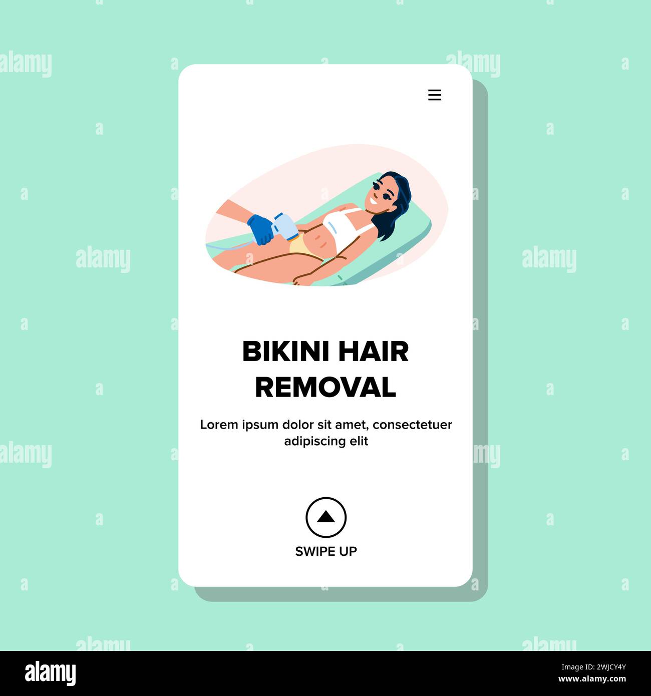 Modelo en bikini Imágenes vectoriales de stock Alamy