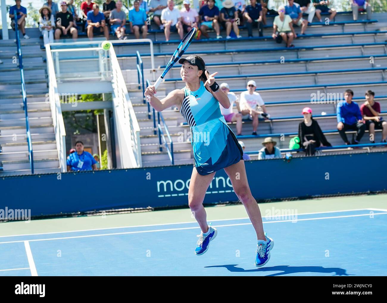 New York, NY USA 8/30/2023 Wang Xinyu compitiendo en los campeonatos de tenis del US Open Foto de stock