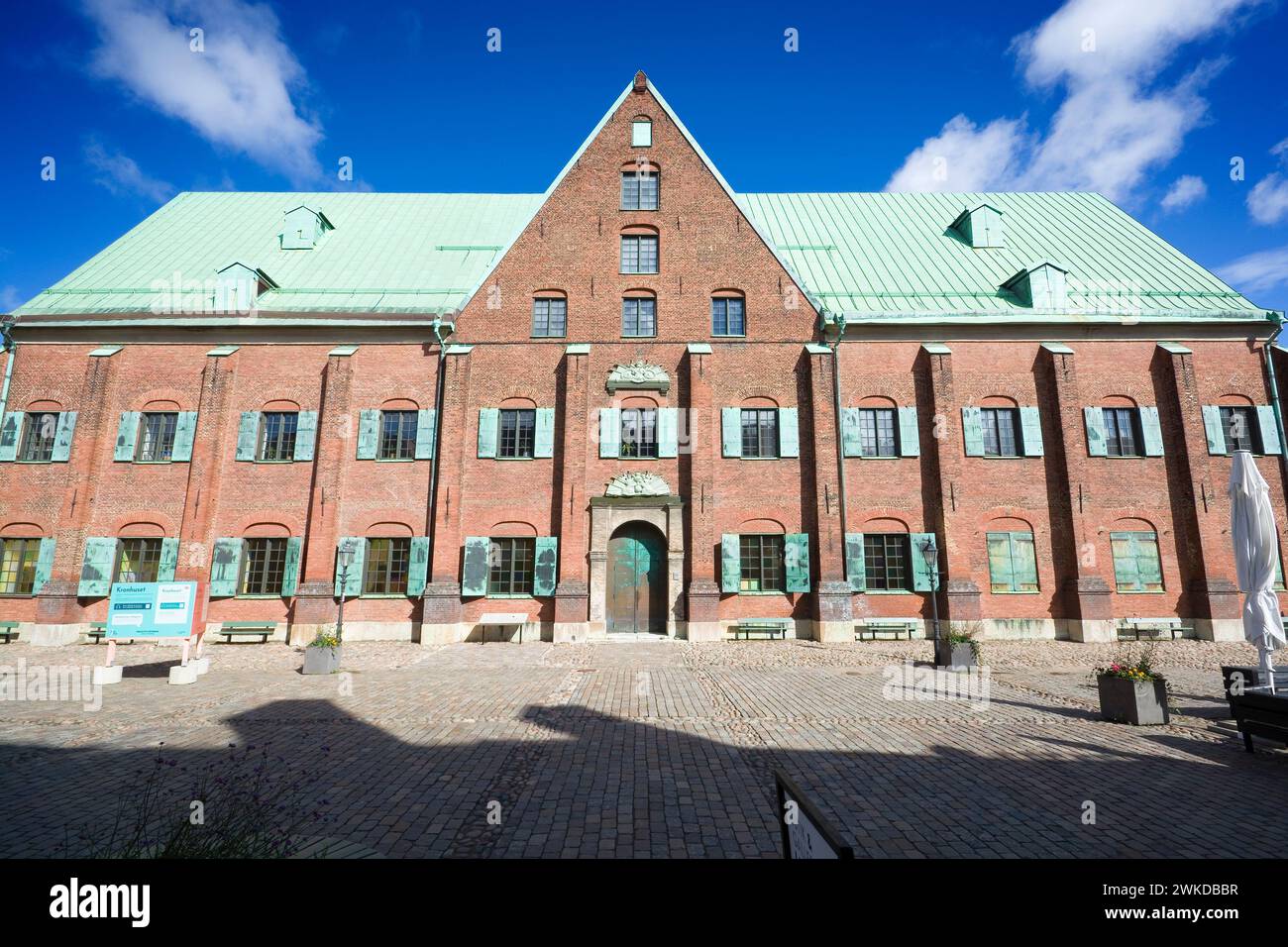 Kronhuset (La Casa de la Corona) - uno de los edificios seculares más antiguos de Göteborg, Suecia Foto de stock