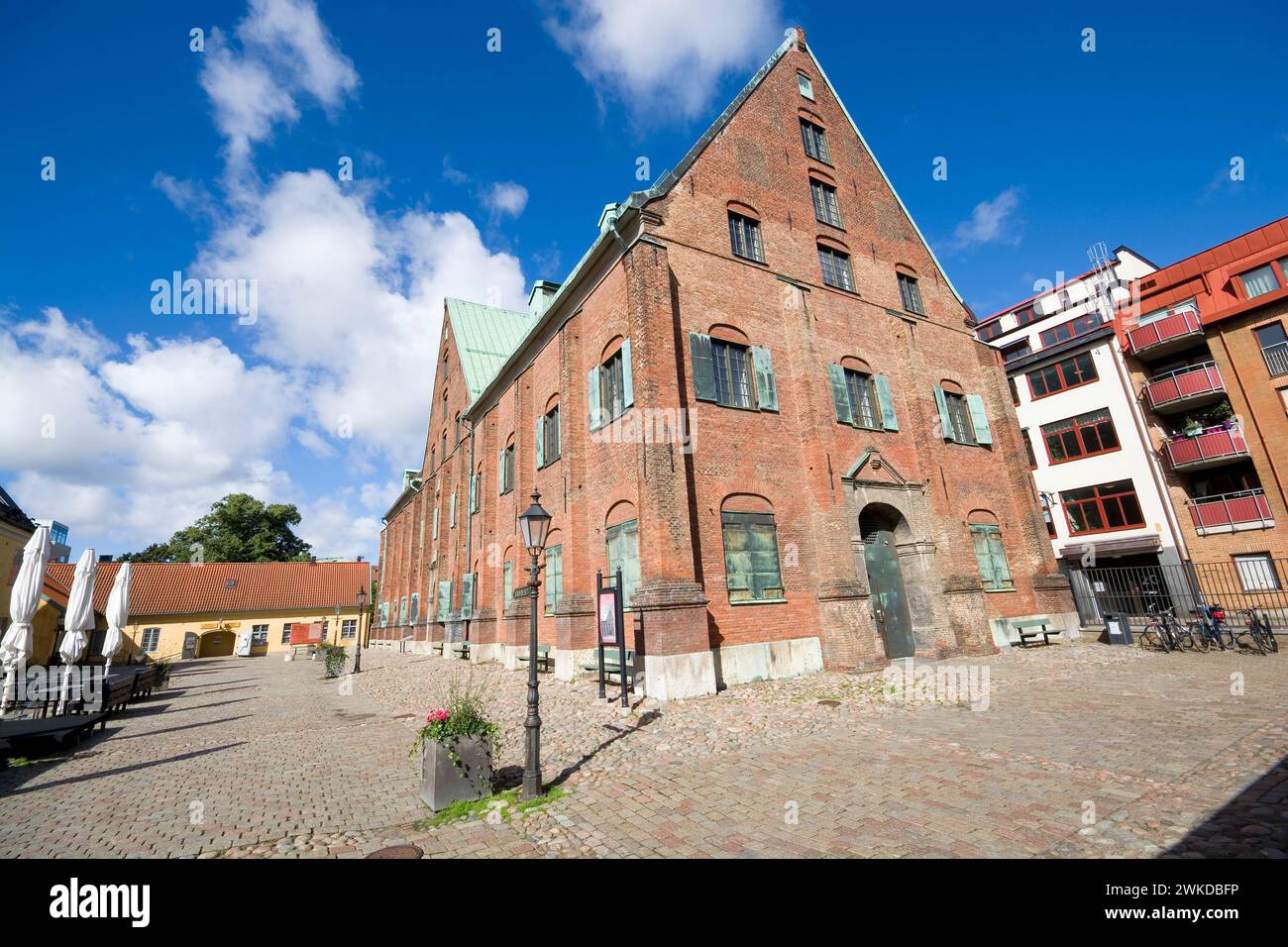 Kronhuset (La Casa de la Corona) - uno de los edificios seculares más antiguos de Göteborg, Suecia Foto de stock