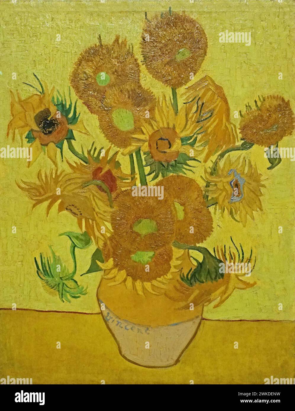Girasoles (1889) de Vincent van Gogh (1853-1890) Foto de stock