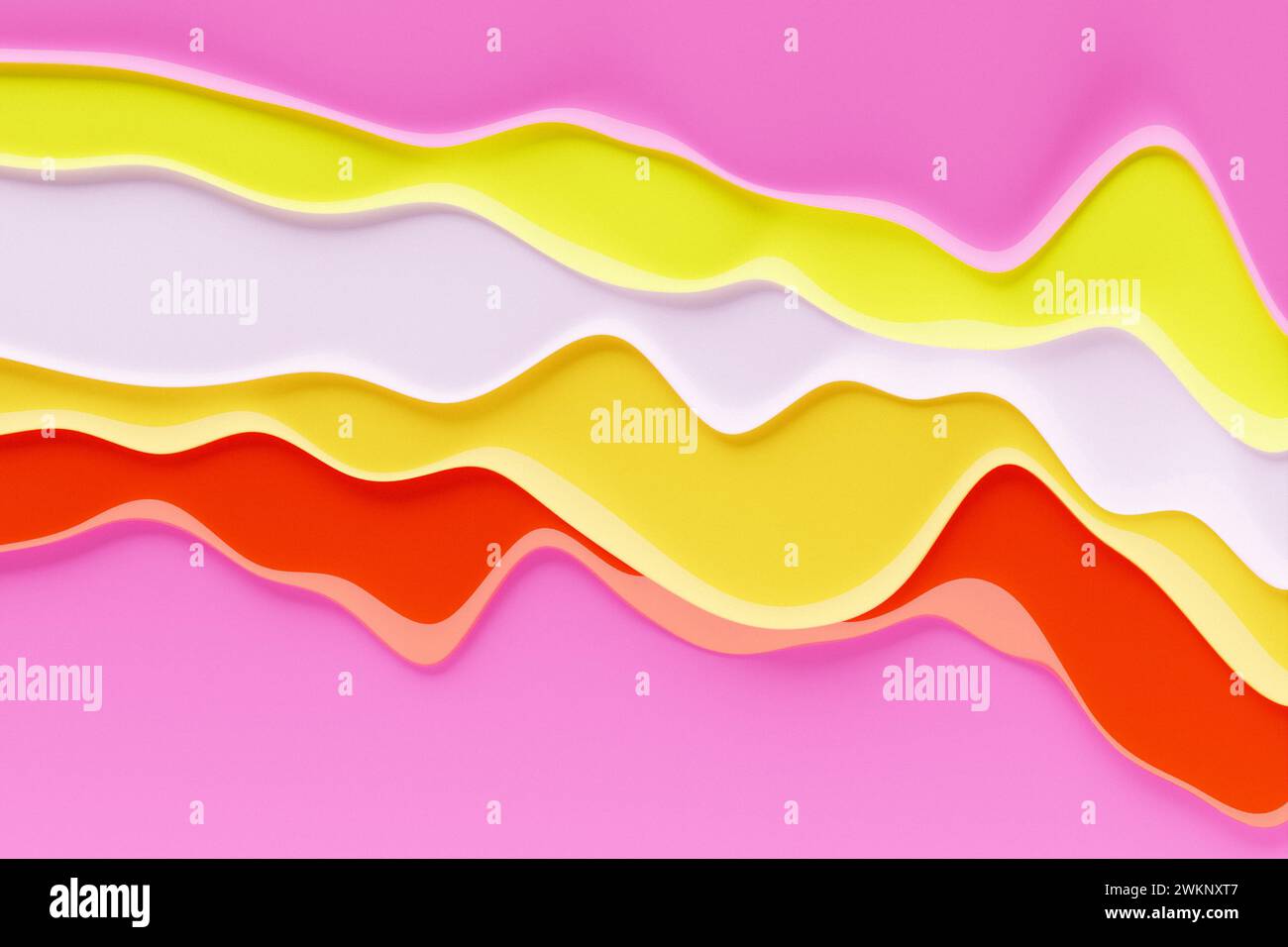 ilustración 3d de un fondo de gradiente abstracto púrpura clásico con líneas. Imprima desde las ondas. Textura gráfica moderna. Matriz geométrica. Foto de stock