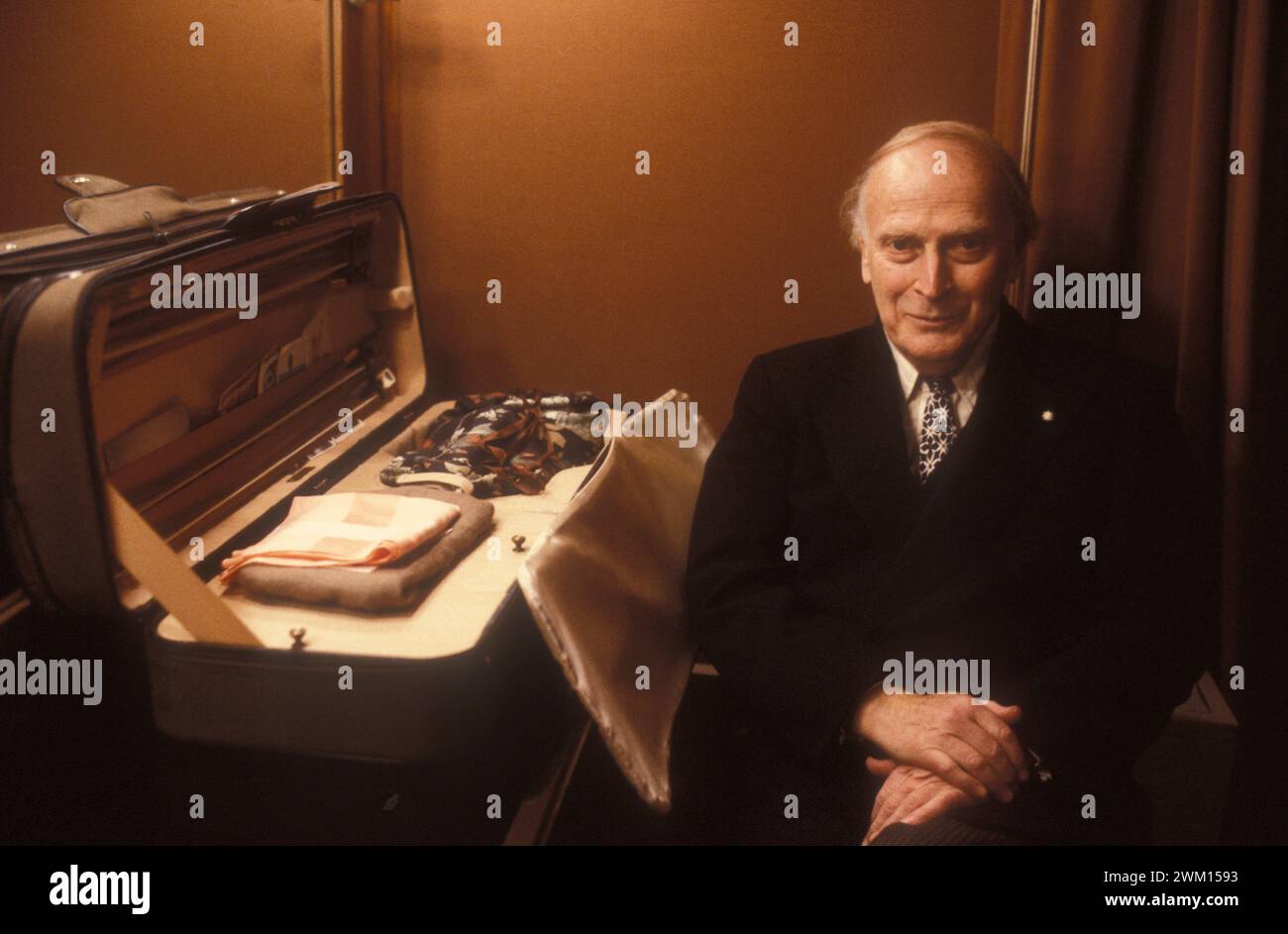 3829498 Yehudi Menuhin; (add.info.: violinista estadounidense Yehudi Menuhin (1984) / Il violinista Yehudi Menuhin (1984)); © Marcello Mencarini. Todos los derechos reservados 2024. Foto de stock