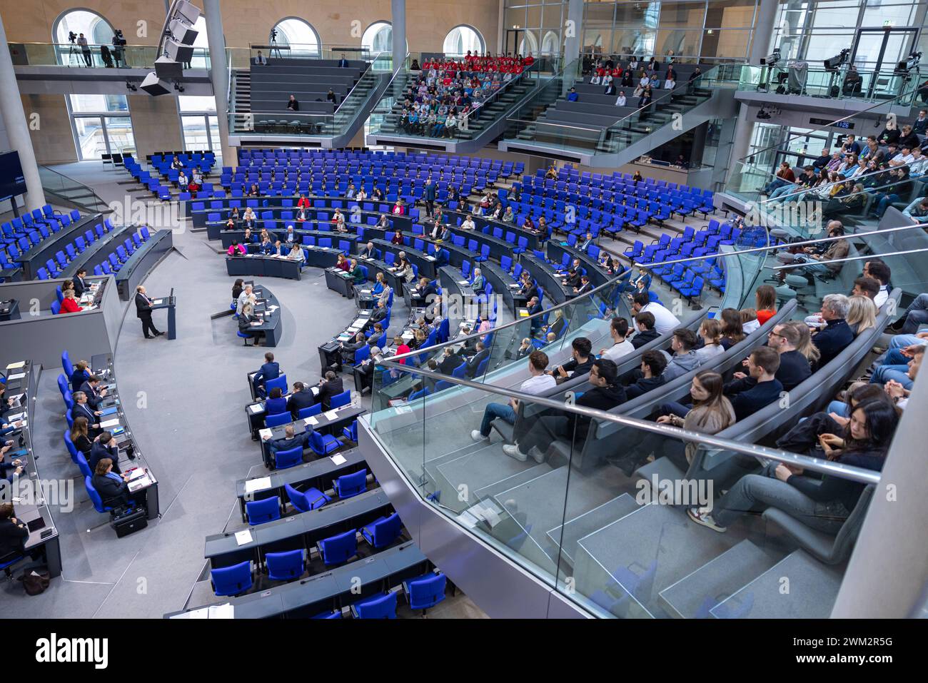 155. Sitzung des Bundestages am 23. February 2024 Deutschland, Berlín