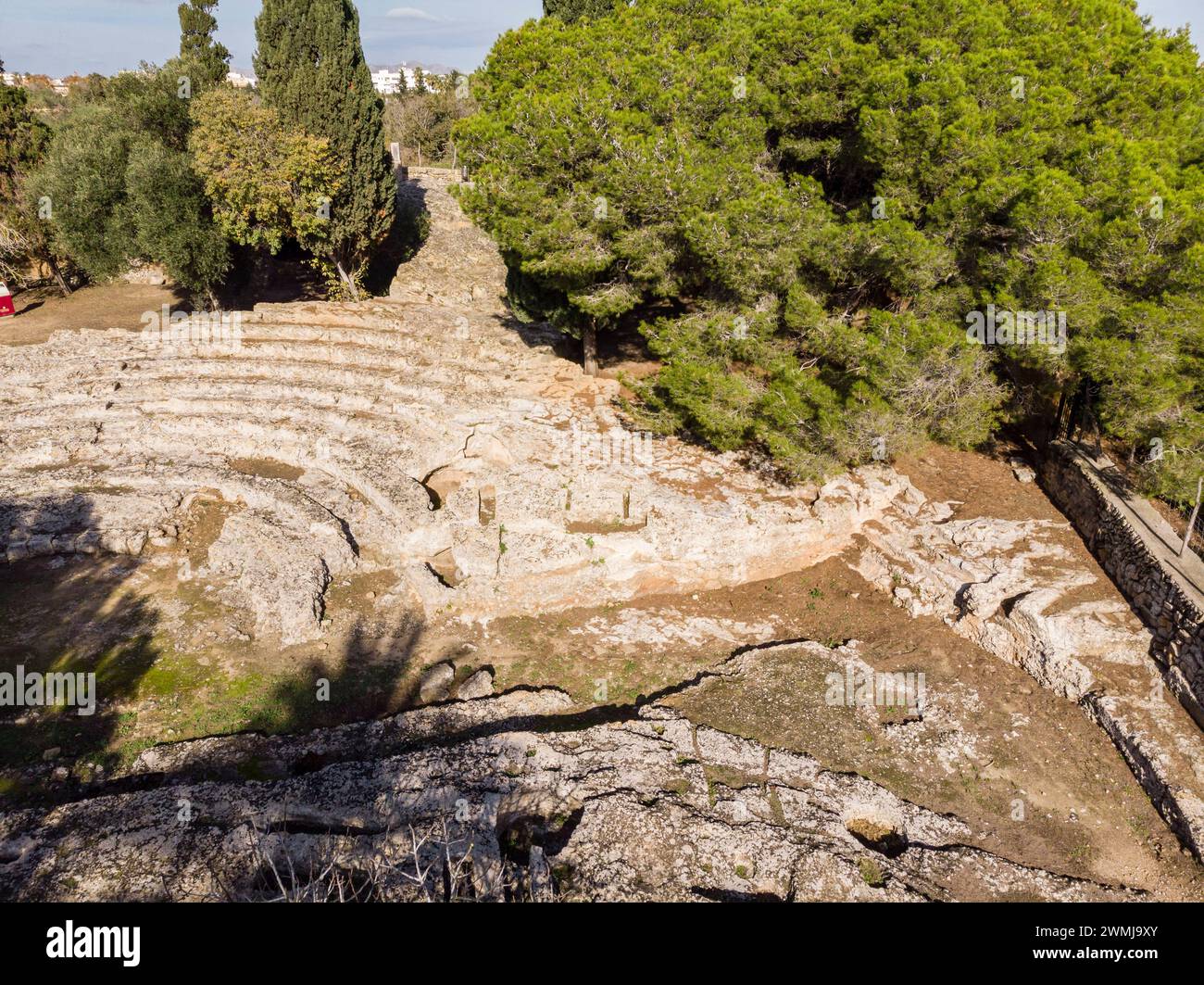 Teatro romano de Pollentia, finales del siglo I, ciudad romana de