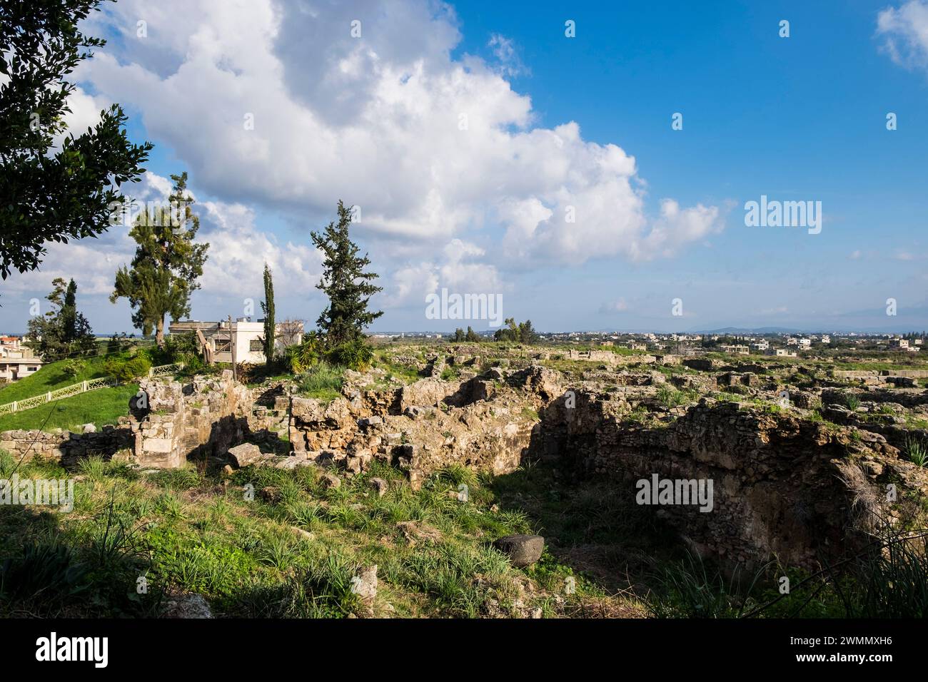 Siria, Ugarit, Ugaret, sitio arqueológico Foto de stock