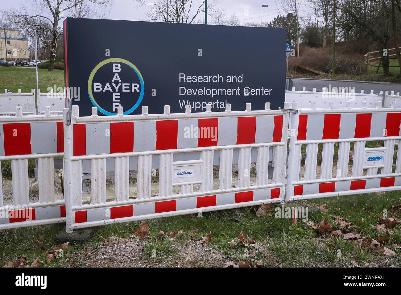 02.03.2024, Bayer AG, Die Bayer AG en el mapa de Umbau. Blick auf eine