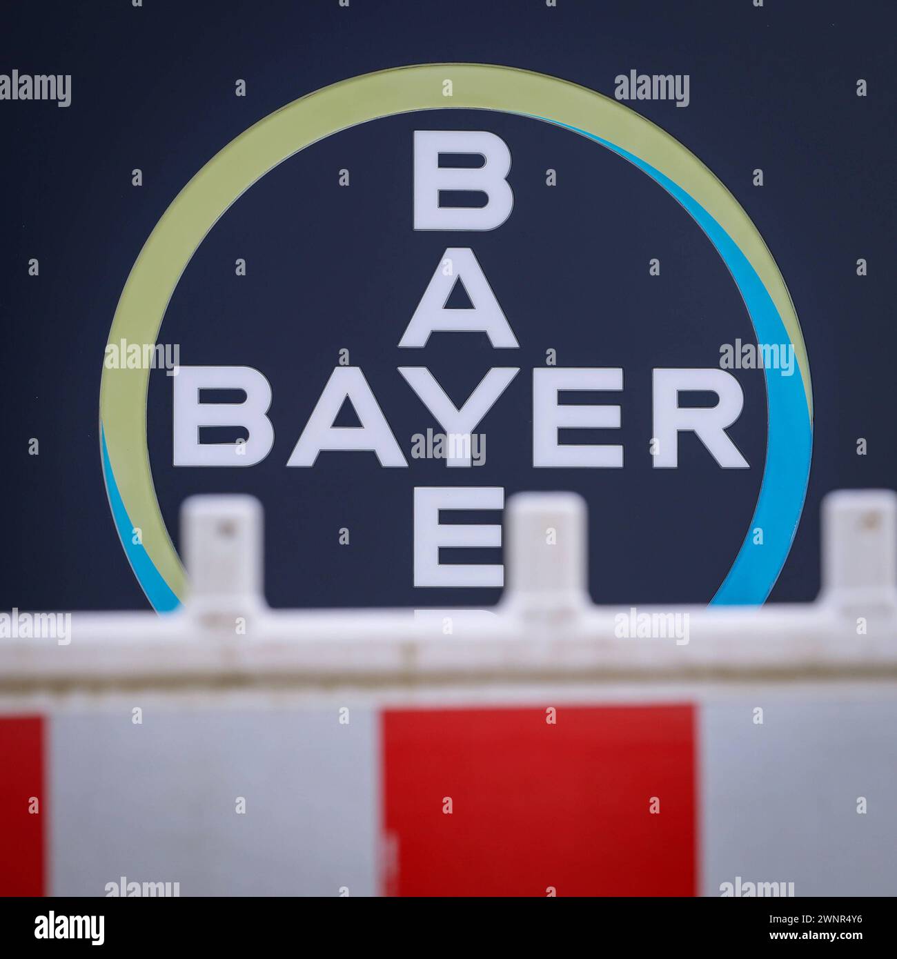 02.03.2024, Bayer AG, Die Bayer AG en el mapa de Umbau. Blick auf eine