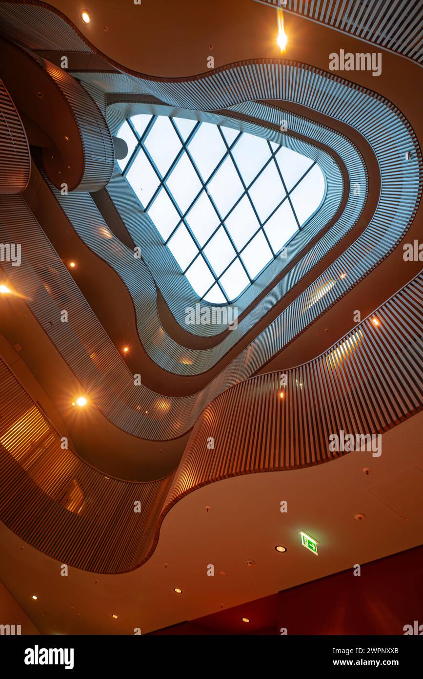 Escalera, Autoridad de Desarrollo Urbano, Hamburgo-Wilhelmsburg Foto de stock