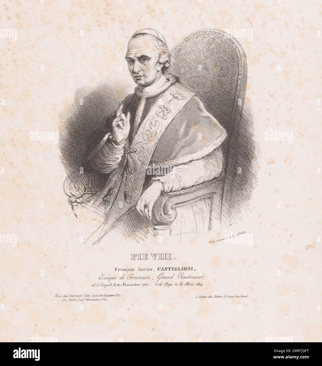 Papa pio viii fotografías e imágenes de alta resolución Alamy