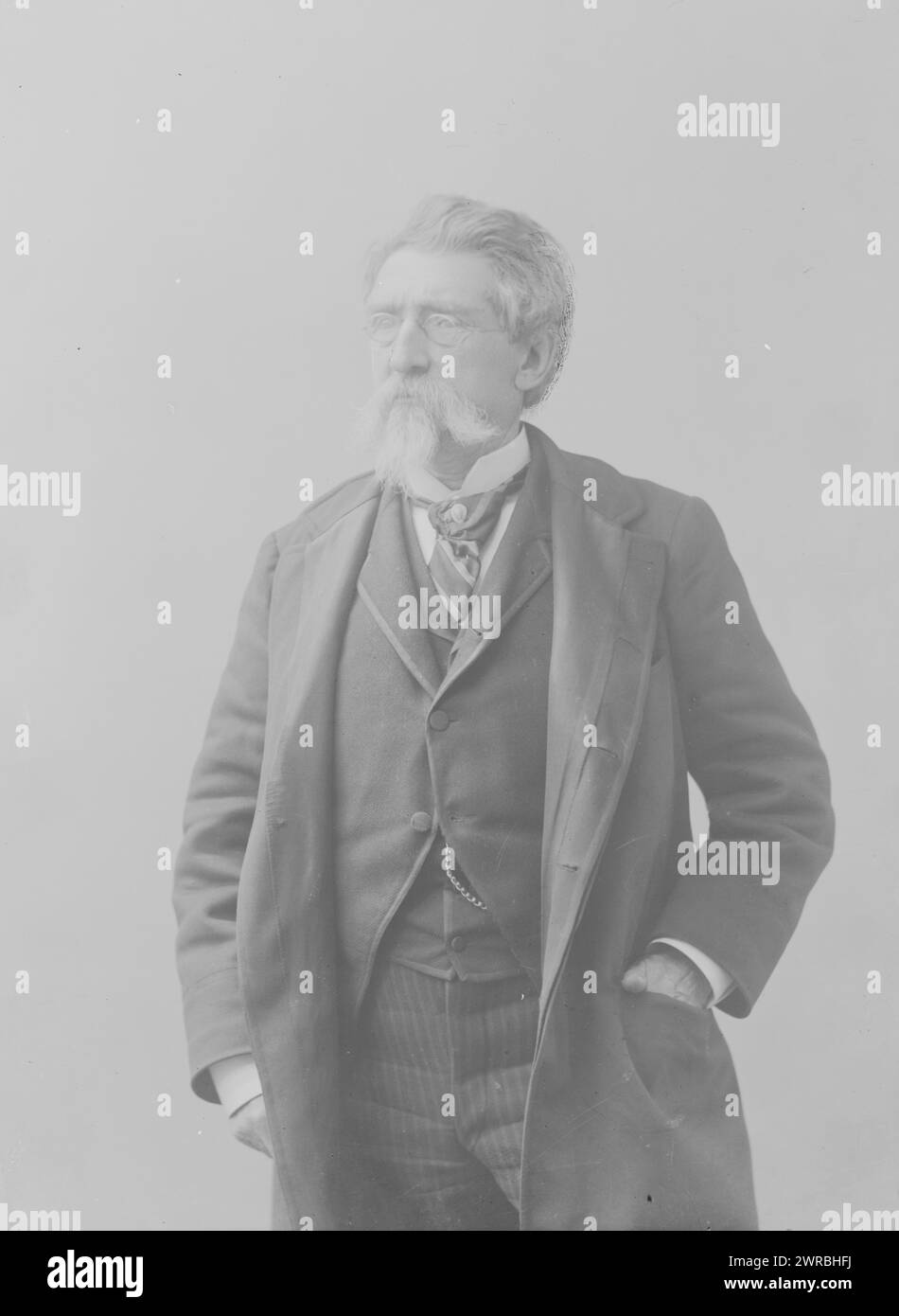Fotógrafo Mathew B. Brady, retrato de tres cuartos de longitud, frente, 1889, Brady, Mathew B., aproximadamente 1823-1896, Impresiones fotográficas., Fotografías de retrato, Impresiones fotográficas, 1 impresión fotográfica Foto de stock