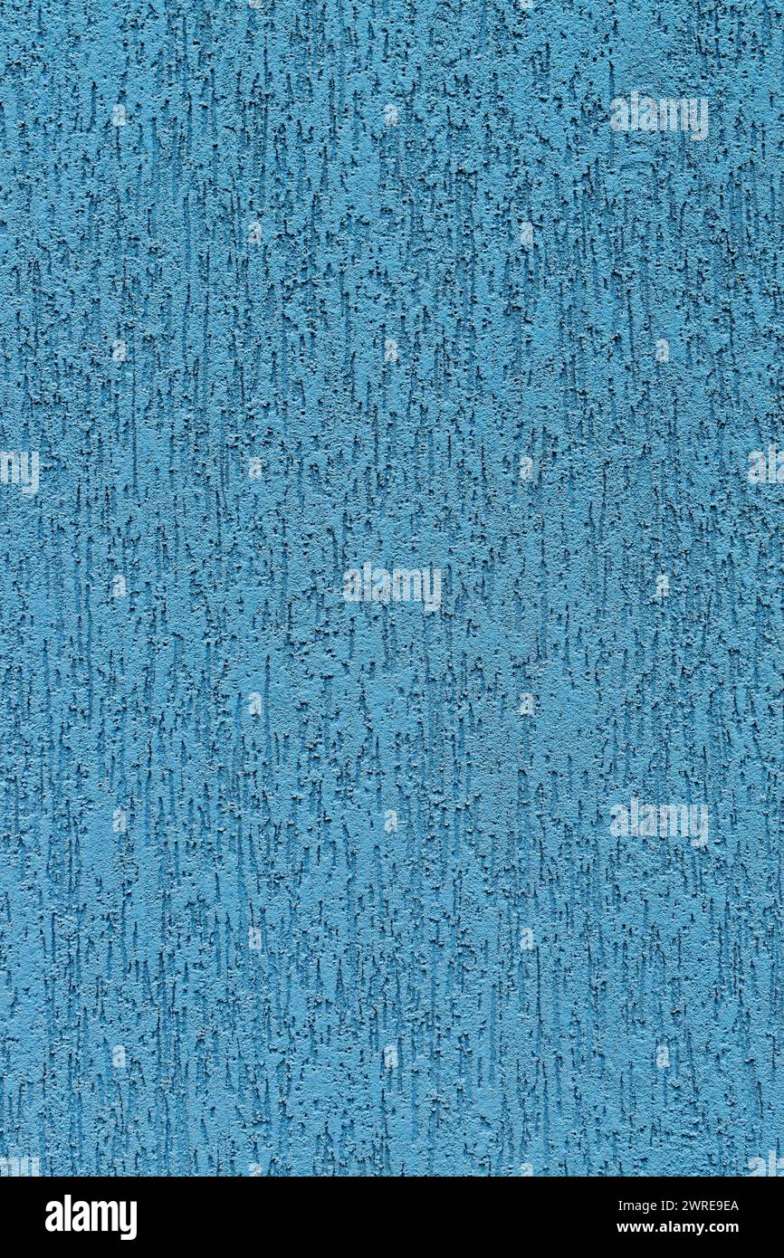 Fondo de textura abstracta de pared azul, Ribeirao Preto, Sao Paulo, Brasil Foto de stock