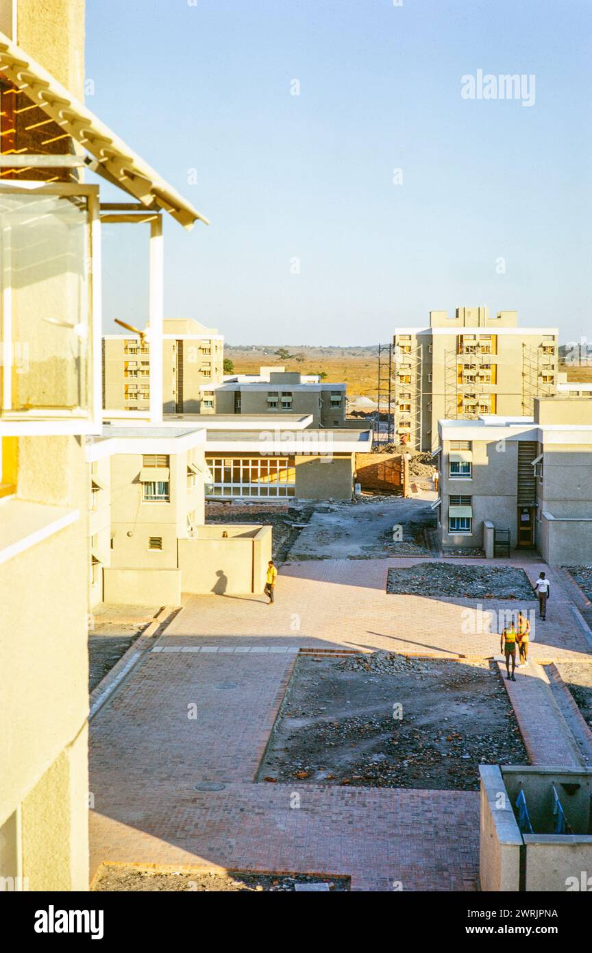 Campus de la Universidad de Zambia, UNZA, Lusaka, Zambia, África 1972