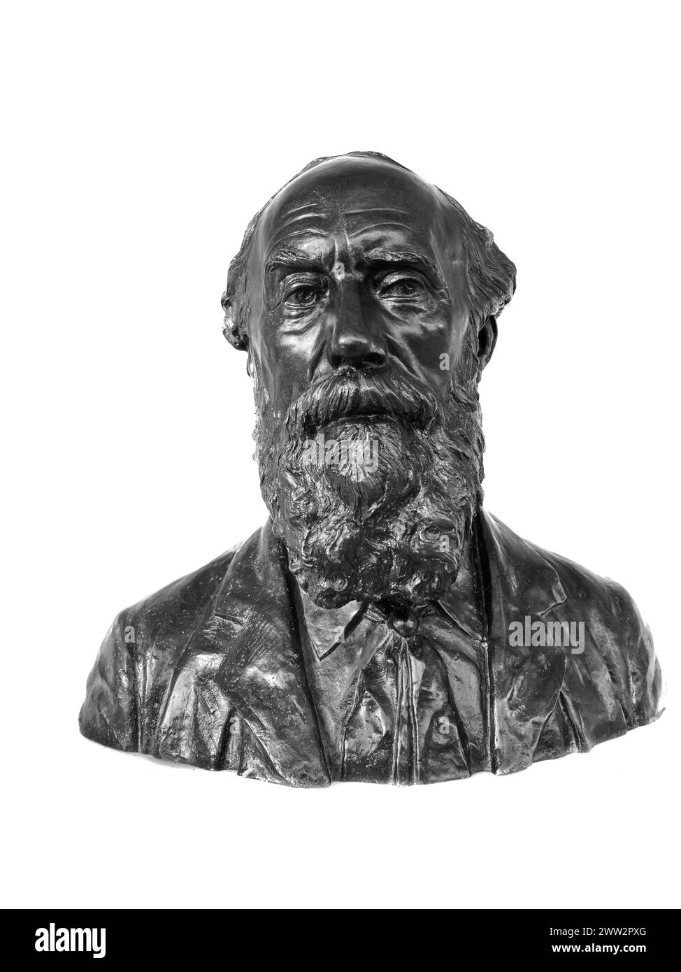 Busto de Lord Wiiliam Thomas, primer barón Kelvin (1824-1907), físico, ingeniero e inventor, Museo Nacional de Escocia, Edimburgo. Foto de stock