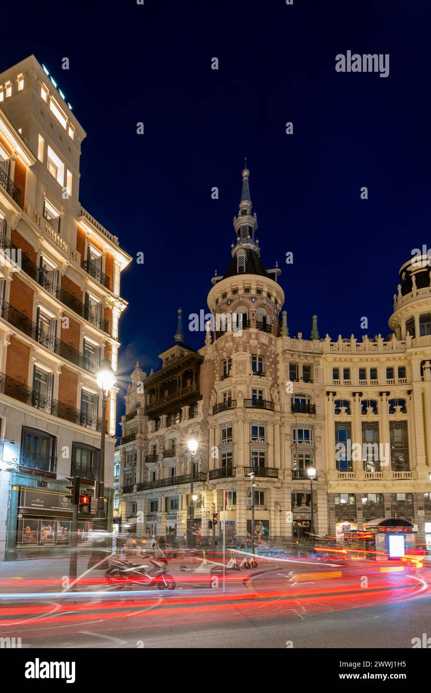 La Plaza de Canalejas, Madrid, España Foto de stock