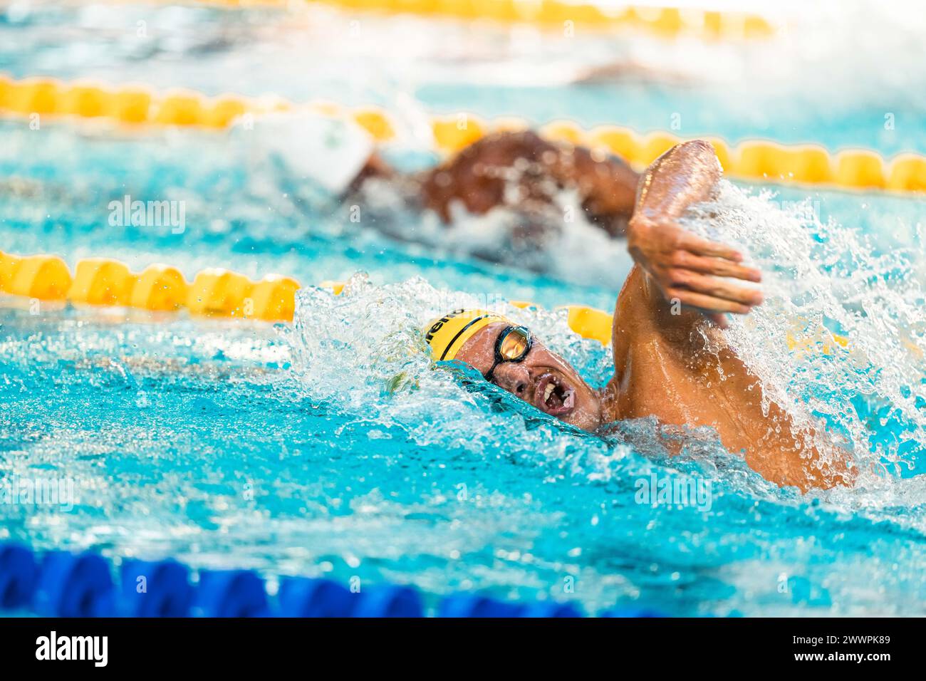 Ahmed JAOUADI (TUN), final de natación de estilo libre masculino 400m