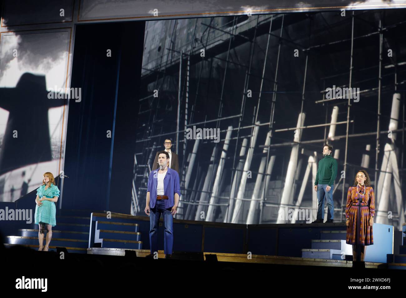 Limoges, Francia. 29 de marzo de 2024. Comedia musical JE VAIS T’AIMER