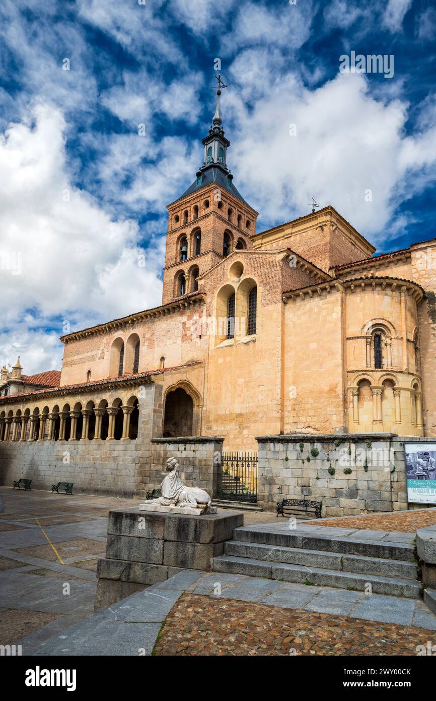 Iglesia de San Martín, Segovia, Castilla y León, España Foto de stock