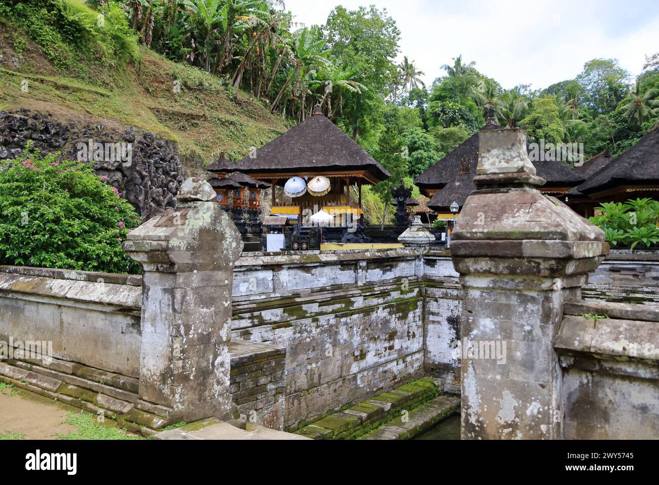 El Templo Goa Gajah, Ubud, Bali, Indonesia Foto de stock