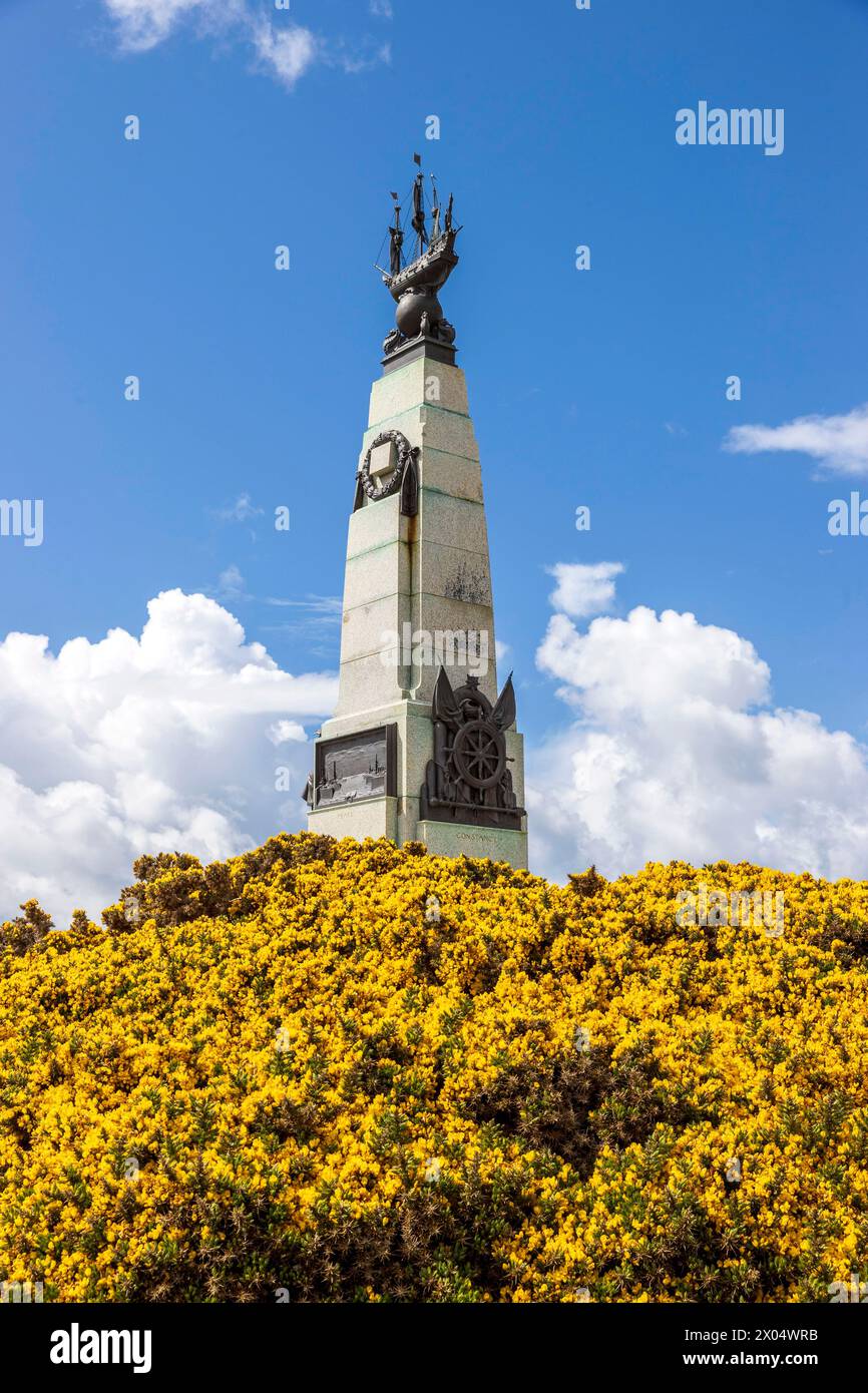 1914 Memorial de Batalla, el monumento más meridional a la gran guerra, Ross Road, Stanley, Islas Falkland, sábado, 02 de diciembre de 2023. Foto de stock