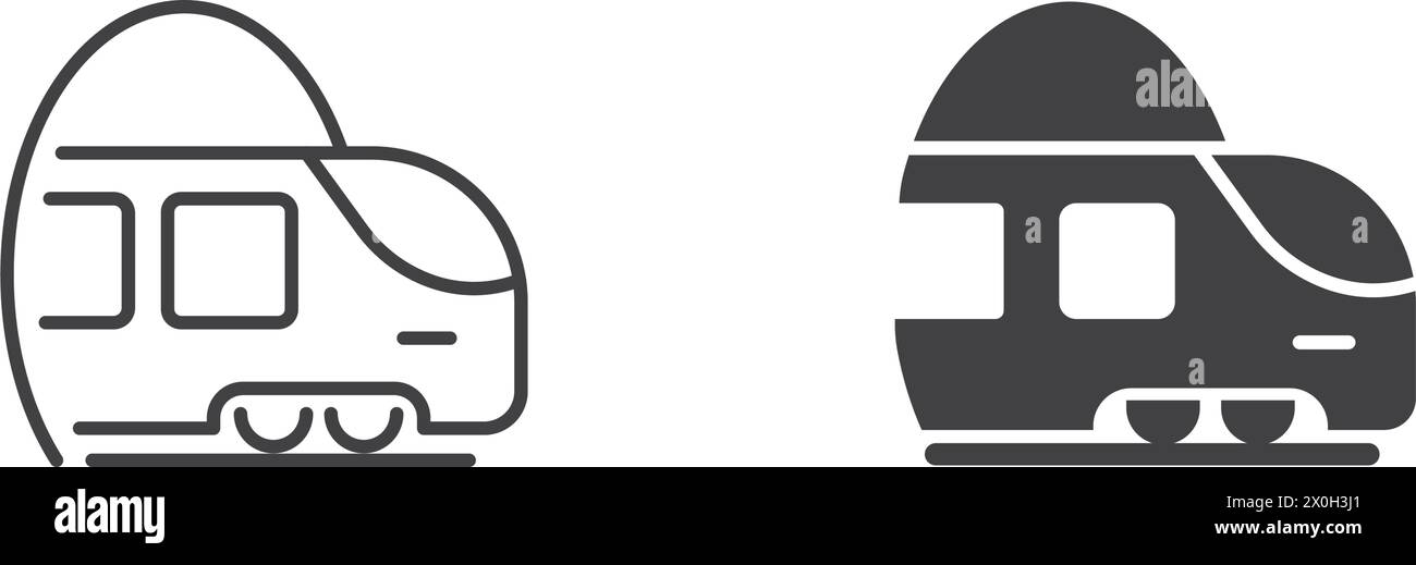 Icono de tren de metro en estilo plano. Metro ilustración vectorial sobre fondo aislado. Concepto de negocio de signo de transporte. Ilustración del Vector