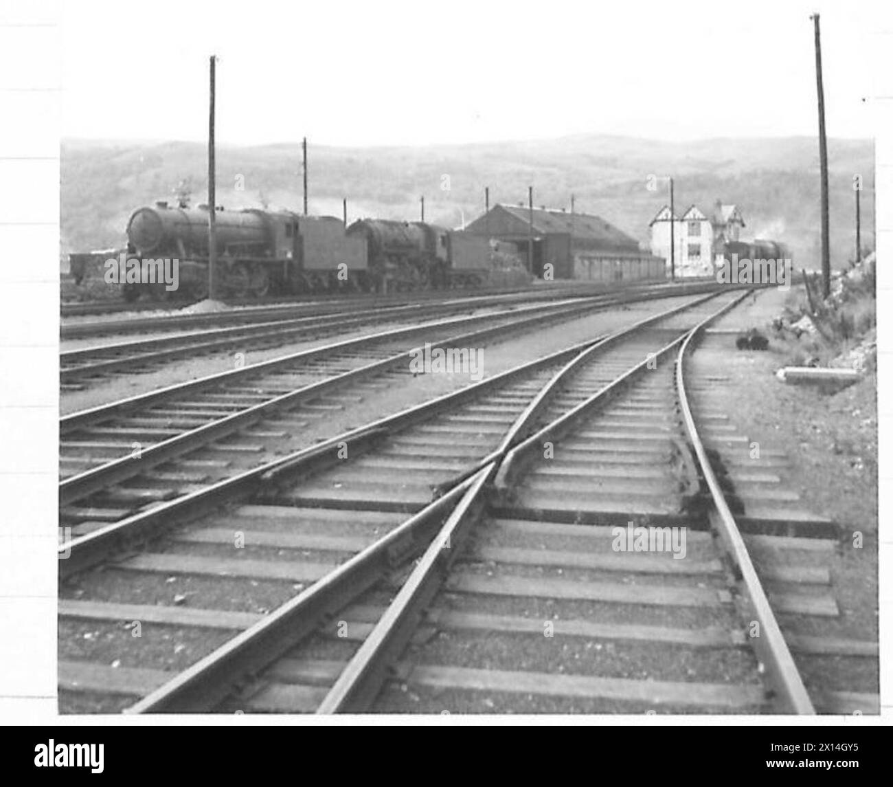 ASIGNACIÓN ESPECIAL PARA TN. 5 - El motor se hunde mirando el ejército británico del norte Foto de stock